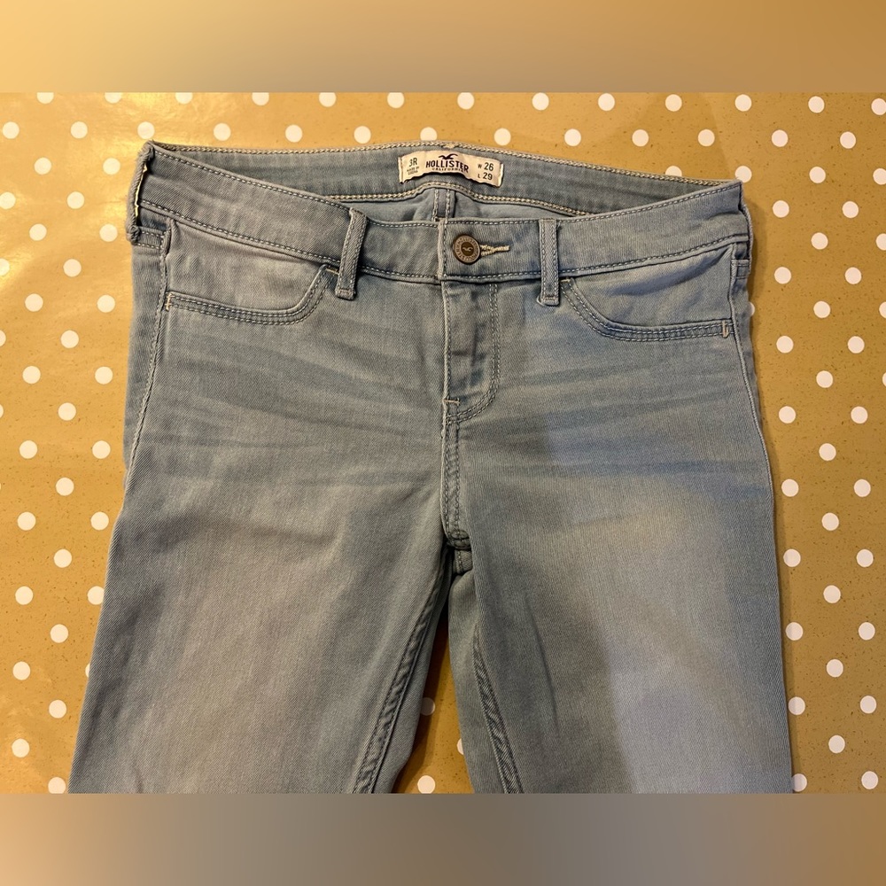 Light blue skinny jeans